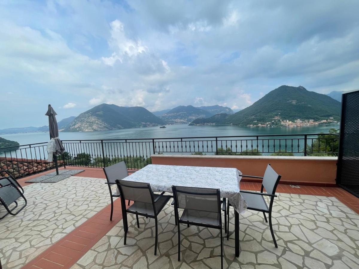 Appartamento Vista Lago D'Iseo Sulzano Dış mekan fotoğraf